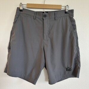 Dynamic Discs Shorts 32 Gray Performance Chino Disc Golf Outdoor Active